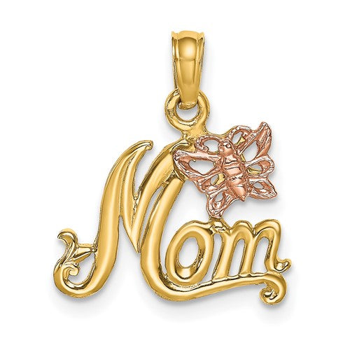 14k-two-tone-mom-w-butterfly-charm-SolomonJeweler-Wichita-KS-CustomJewelry