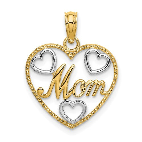 14k-with-white-rhodium-textured-mom-heart-charm-SolomonJeweler-Wichita-KS-CustomJewelry