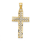 14k-w-rhodium-cross-charm-SolomonJeweler-Wichita-KS-CustomJewelry