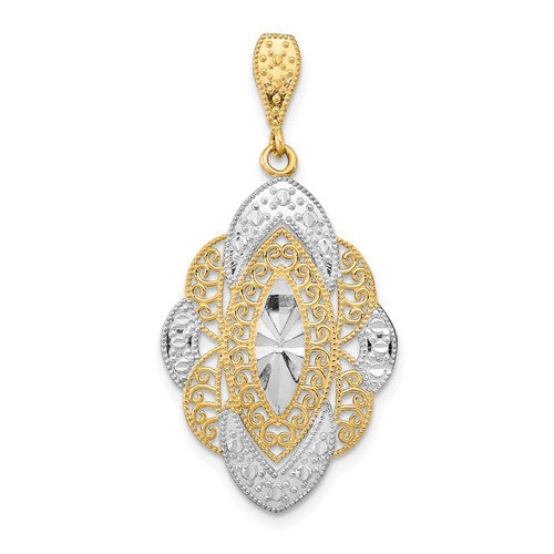 14k-w-rhodium-d-c-filigree-oval-charm-SolomonJeweler-Wichita-KS-CustomJewelry