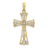 14k-w-rhodium-d-c-cross-charm-SolomonJeweler-Wichita-KS-CustomJewelry
