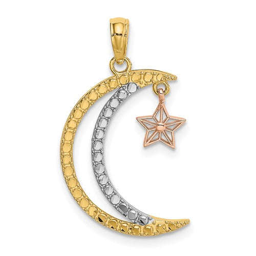 14k-two-tone-w-white-rhodium-moon-w-star-moveable-charm-SolomonJeweler-Wichita-KS-CustomJewelry