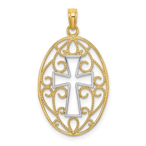 14k-w-rhodium-beaded-filigree-cross-charm-SolomonJeweler-Wichita-KS-CustomJewelry