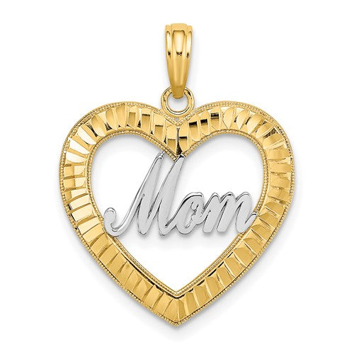 14k-w-rhodium-diamond-cut-heart-mom-charm-SolomonJeweler-Wichita-KS-CustomJewelry