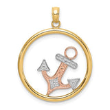 14k-two-tone-w-white-rhodium-anchor-in-circle-charm-SolomonJeweler-Wichita-KS-CustomJewelry