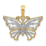 14k-and-rhodium-diamond-cut-butterfly-charm-SolomonJeweler-Wichita-KS-CustomJewelry