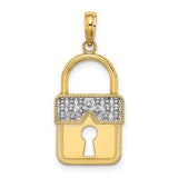 14k-w-rhodium-lock-charm-SolomonJeweler-Wichita-KS-CustomJewelry