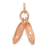 14k-rose-gold-polished-3-d-moveable-ballet-slippers-charm-SolomonJeweler-Wichita-KS-CustomJewelry