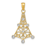 14k-w-rhodium-textured-chandellier-charm-SolomonJeweler-Wichita-KS-CustomJewelry