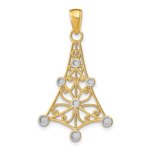 14k-w-rhodium-textured-chandellier-charm-SolomonJeweler-Wichita-KS-CustomJewelry