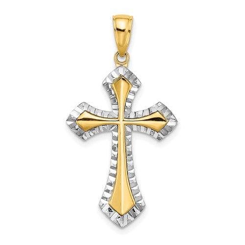 14k-w-rhodium-and-d-c-reversible-cross-charm-SolomonJeweler-Wichita-KS-CustomJewelry