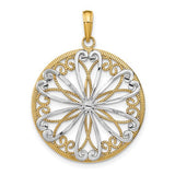 14k-w-rhodium-filigree-center-round-charm-SolomonJeweler-Wichita-KS-CustomJewelry