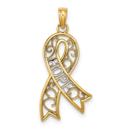 14k-w-rhodium-filigree-ribbon-hope-charm-SolomonJeweler-Wichita-KS-CustomJewelry