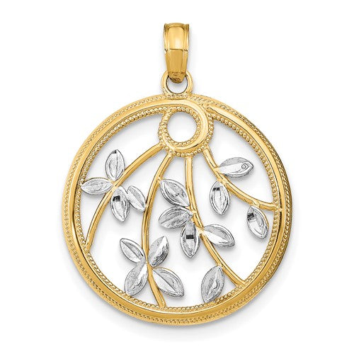 14k-w-rhodium-round-frame-charm-SolomonJeweler-Wichita-KS-CustomJewelry