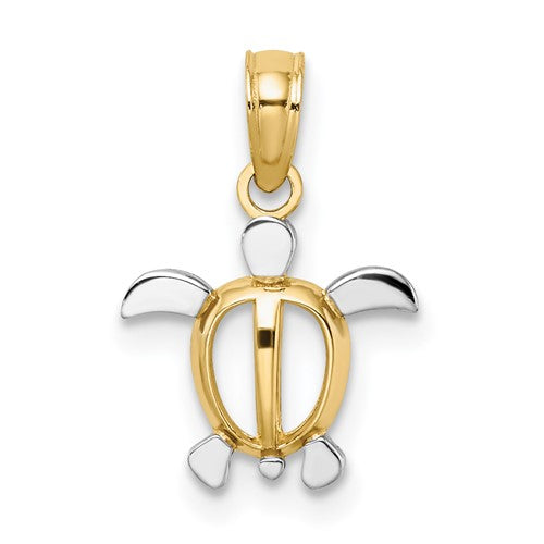 14k-with-white-rhodium-sea-turtle-charm-SolomonJeweler-Wichita-KS-CustomJewelry