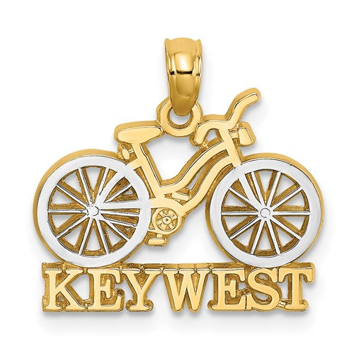 14k-with-white-rhodium-key-west-bicycle-charm-SolomonJeweler-Wichita-KS-CustomJewelry