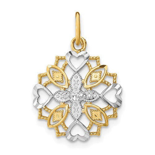 14k-w-rhodium-center-flower-and-heart-charm-SolomonJeweler-Wichita-KS-CustomJewelry