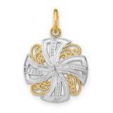 14k-w-rhodium-pinwheel-medallion-charm-SolomonJeweler-Wichita-KS-CustomJewelry