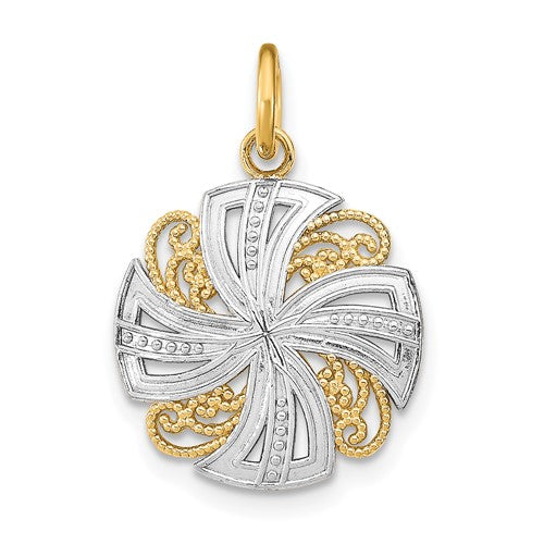 14k-w-rhodium-pinwheel-medallion-charm-SolomonJeweler-Wichita-KS-CustomJewelry