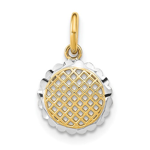 14k-w-rhodium-d-c-mini-sunflower-charm-SolomonJeweler-Wichita-KS-CustomJewelry