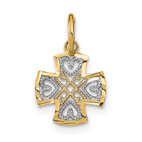 14k-w-rhodium-and-d-c-hearts-in-cross-charm-SolomonJeweler-Wichita-KS-CustomJewelry