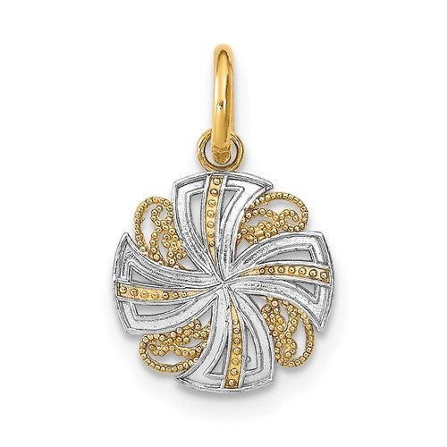 14k-w-rhodium-and-d-c-mini-pinwheel-medallion-charm-SolomonJeweler-Wichita-KS-CustomJewelry