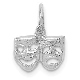 14k-white-gold-solid-comedy-tragedy-charm-SolomonJeweler-Wichita-KS-CustomJewelry