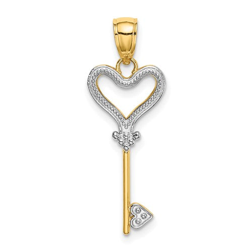 14k-w-rhodium-key-w-heart-charm-SolomonJeweler-Wichita-KS-CustomJewelry