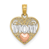 14k-two-tone-w-white-rhodium-polished-mom-in-heart-pendant-SolomonJeweler-Wichita-KS-CustomJewelry