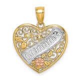 14k-two-tone-white-rhodium-grandma-in-filigree-heart-w-flowers-charm-SolomonJeweler-Wichita-KS-CustomJewelry