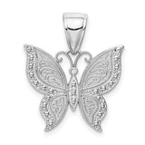 14k-white-gold-butterfly-pendant-SolomonJeweler-Wichita-KS-CustomJewelry