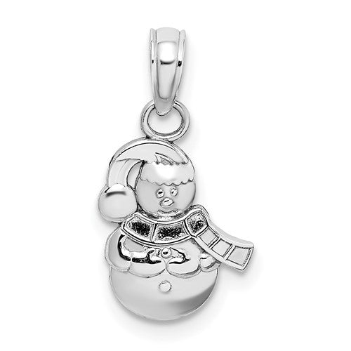 14k-white-gold-snowman-charm-SolomonJeweler-Wichita-KS-CustomJewelry