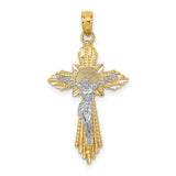 14k-two-tone-d-c-crucifix-pendant-SolomonJeweler-Wichita-KS-CustomJewelry