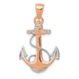 14k-rose-gold-w-rhodium-anchor-w-rope-pendant-SolomonJeweler-Wichita-KS-CustomJewelry