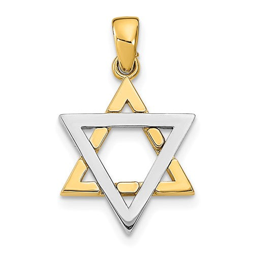 14k-two-tone-star-of-david-charm-SolomonJeweler-Wichita-KS-CustomJewelry
