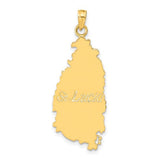 14k-st-lucia-island-map-pendant-SolomonJeweler-Wichita-KS-CustomJewelry