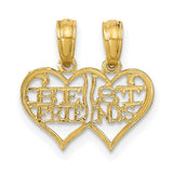 14k-polished-2-piece-break-apart-best-friends-hearts-pendant-SolomonJeweler-Wichita-KS-CustomJewelry