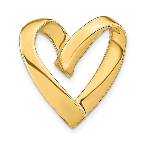 14k-polished-heart-slide-SolomonJeweler-Wichita-KS-CustomJewelry