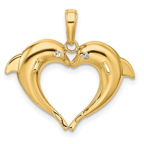 14k-w-rhodium-double-dolphin-heart-pendant-SolomonJeweler-Wichita-KS-CustomJewelry