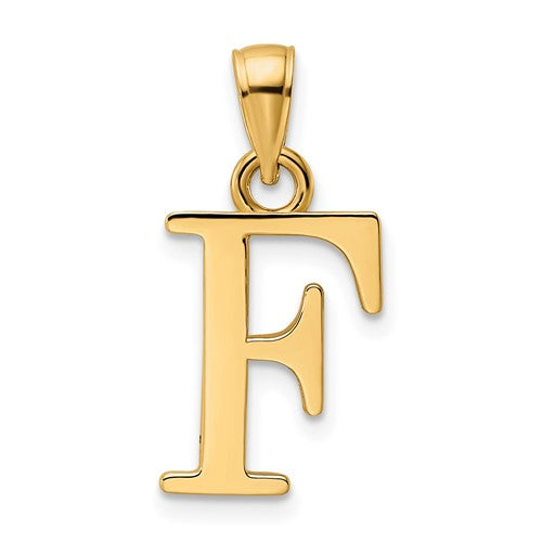 14k-polished-letter-f-pendant-SolomonJeweler-Wichita-KS-CustomJewelry