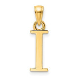 14k-polished-letter-i-pendant-SolomonJeweler-Wichita-KS-CustomJewelry