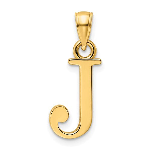 14k-polished-letter-j-pendant-SolomonJeweler-Wichita-KS-CustomJewelry