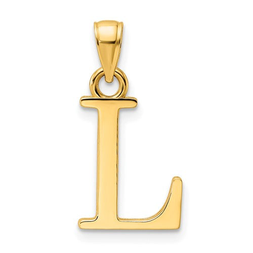 14k-polished-letter-l-pendant-SolomonJeweler-Wichita-KS-CustomJewelry