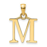 14k-polished-letter-m-pendant-SolomonJeweler-Wichita-KS-CustomJewelry