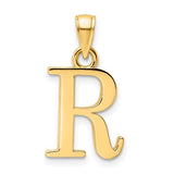 14k-polished-letter-r-pendant-SolomonJeweler-Wichita-KS-CustomJewelry