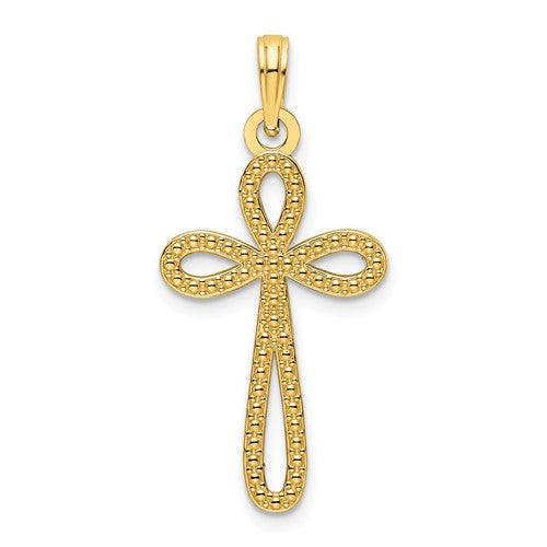 14k-beaded-cross-pendant-SolomonJeweler-Wichita-KS-CustomJewelry