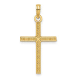 14k-beaded-polished-fancy-cross-pendant-SolomonJeweler-Wichita-KS-CustomJewelry