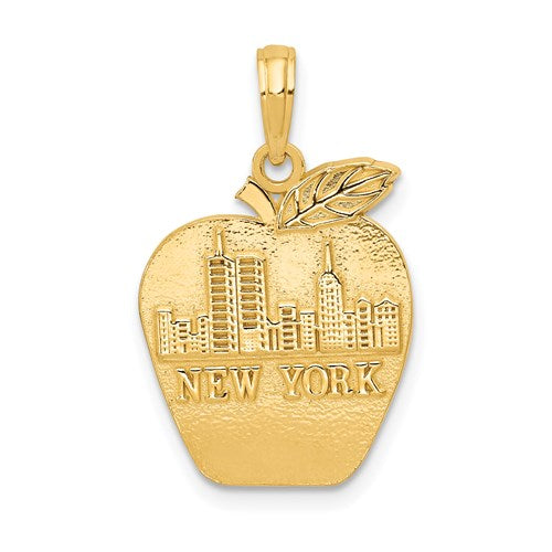 14k-solid-new-york-skyline-on-small-apple-pendant-SolomonJeweler-Wichita-KS-CustomJewelry