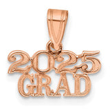 14k-rose-gold-polished-2025-grad-charm-SolomonJeweler-Wichita-KS-CustomJewelry