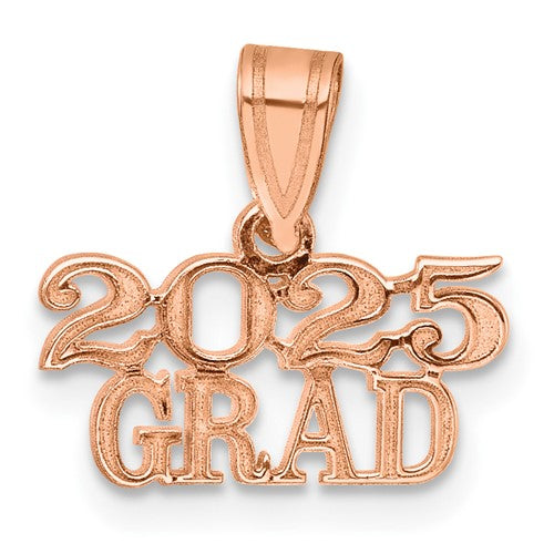 14k-rose-gold-polished-2025-grad-charm-SolomonJeweler-Wichita-KS-CustomJewelry